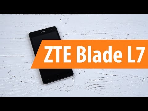 Распаковка ZTE Blade L7 / Unboxing ZTE Blade L7