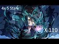 Pulling 4 5 Stars with 120 wishes (Xiao Banner 2.4)