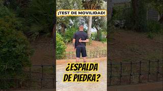 ¿Espalda de PIEDRA? 💎 Haz este test. #gym #salud #health #shorts #viralshorts