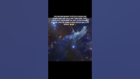 We dive deeper into the mesmerizing world of record binary systems. #nasa#binary #galaxy #space