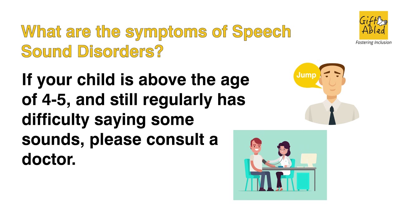 speech sound disorder YouTube