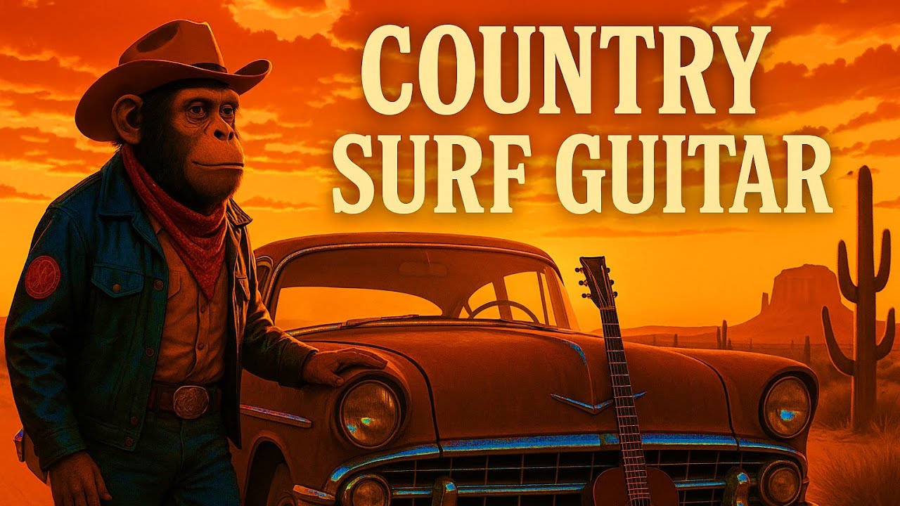 🌵 Twangy Desert Ride — 1 Hour of Cinematic Surf-Funk & Western Chill Vibes