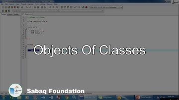 objects of classes, Computer Science Lecture | Sabaq.pk