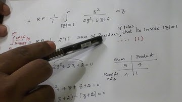 CONTOUR INTEGRATION PROBLEM 1