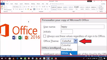How to Change Title Bar Background Color of Ms Office 2016 Word, Excel, PowerPoint