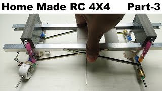 How To Make A RC 4WD | Homemade remote control car | Chassis and Suspension Part-3 #4x4