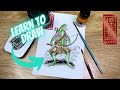 How to draw a samurai Frog (Traditional Japanese tattoo)