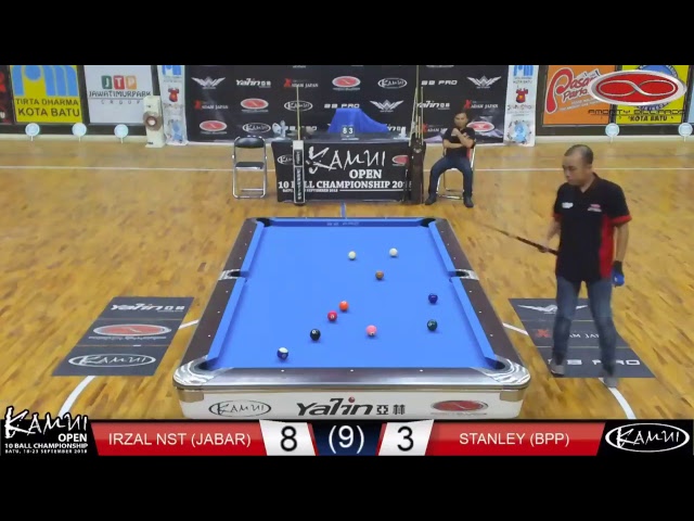 Irsal Nasution (JABAR) VS Stanley | Final Kamui Open 10 ball 2018 class=
