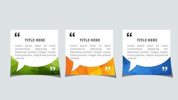 Create 3 Callout Options Slide in PowerPoint