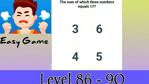 Easy Game  ~ Level 86 to 90 🙌