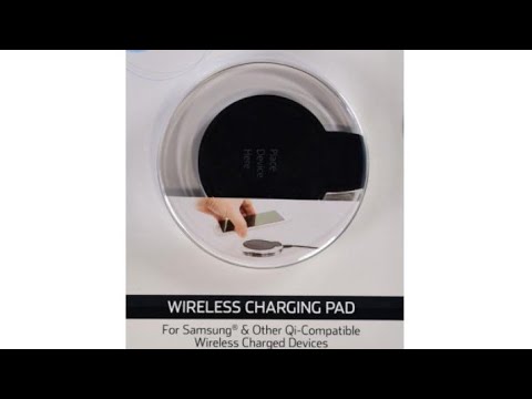 The Onn wireless charging pad unboxing - YouTube