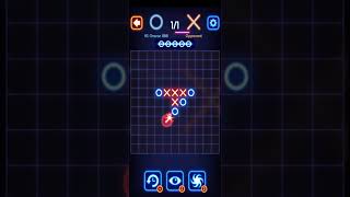 Tic Tac Toe 2 Players Easy Or Hard | How Win Or Loss #androidgames #braintest #offlinegames  #shorts screenshot 1