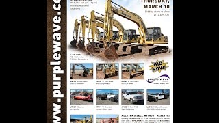 Manhattan Pipeline and Construction equipment auction | March 10, 2016 | Purple Wave