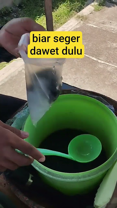Drinking Ice Dawet During the Day, It's So Delicious, Masha Allah