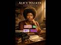 Alice Walker Makes History | First Black Woman to Win Pulitzer Prize (1983)