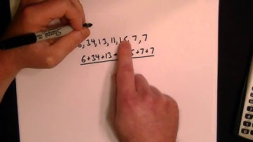 GED Math Test 2014 - Finding the Mean of a Data Set Tutorial