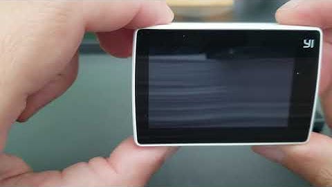 YI-4K Action Camera would not work, black screen, no capture, hangs up