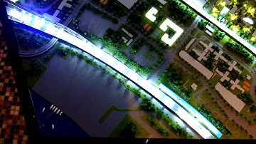 K&A Models - Architectural Model - Revolving LED lighting Effect