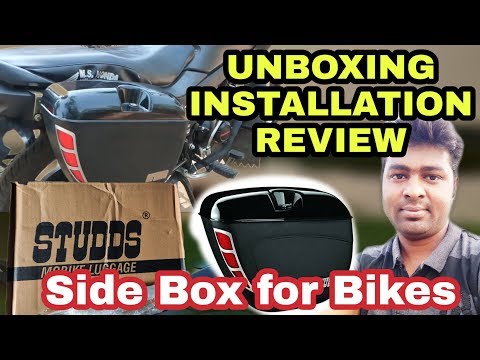 Side Box for bike Unboxing || Installation &