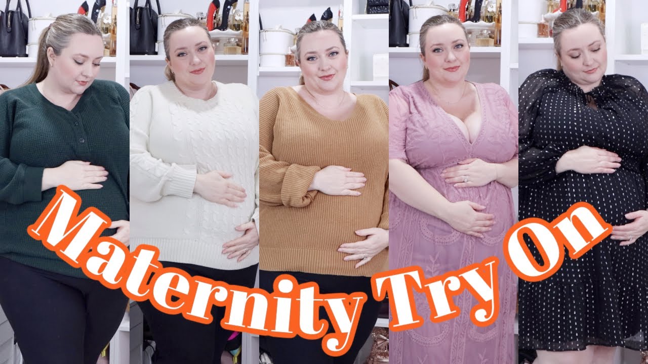 MATERNITY CLOTHING TRY ON HAULmid-sized / plus-sized pregnancy clothes  from Gap, Old Navy, & more 