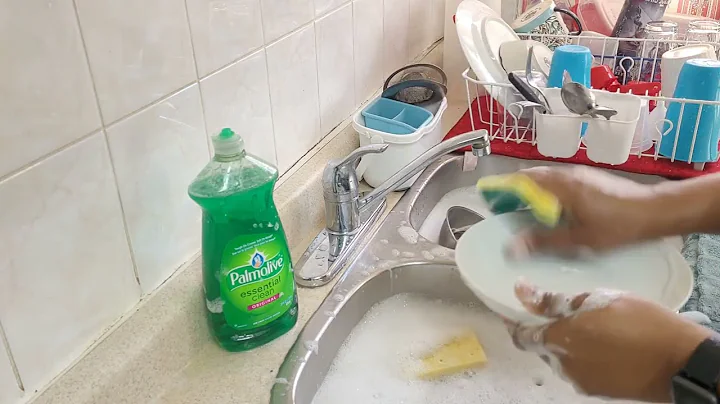 ASMR Real-Time Hand Washing Dishes Clean with me Motivation | Clean With Me!