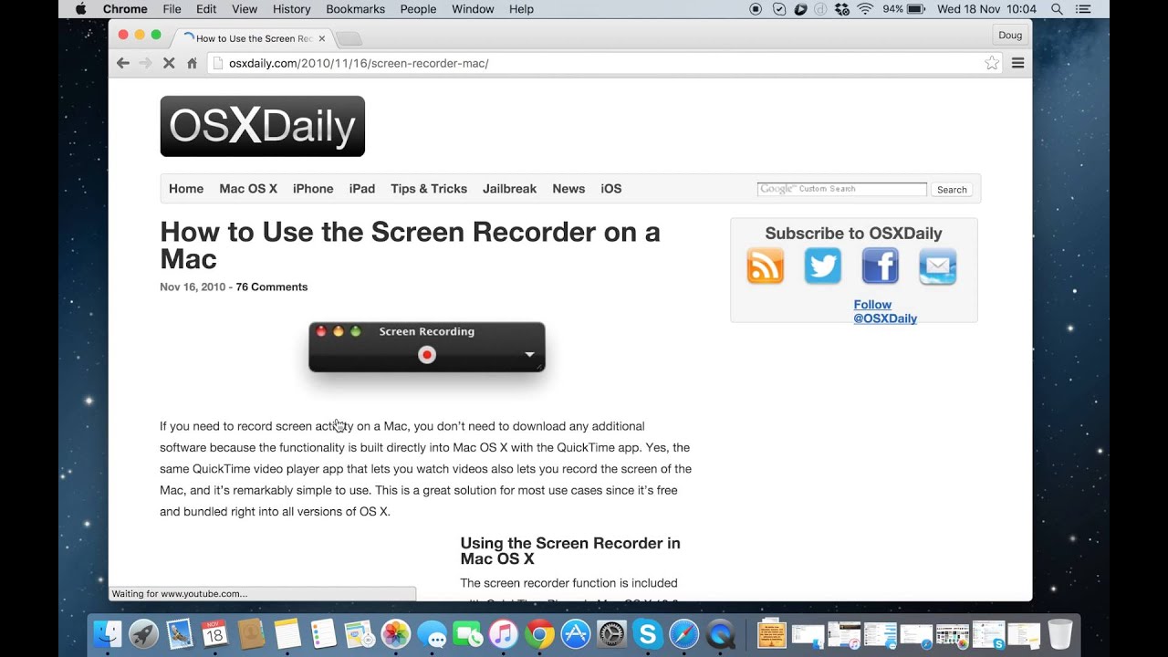 How to record your Mac screen
