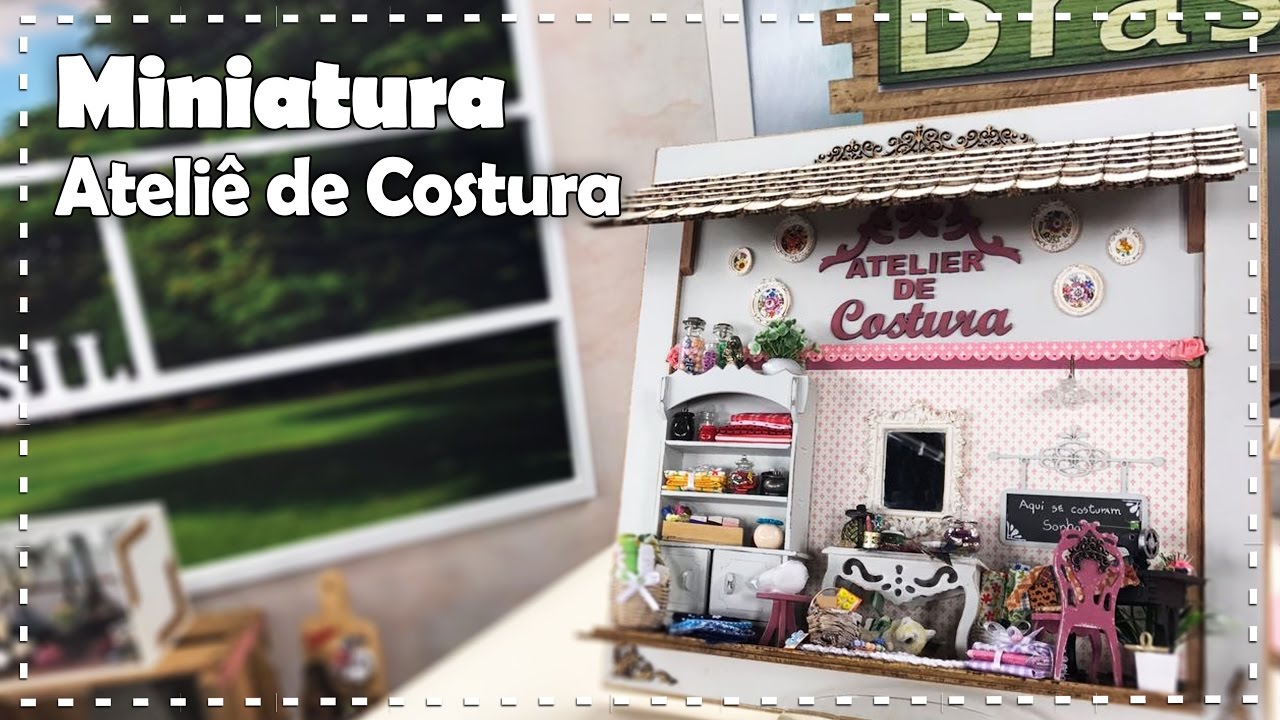 ATELIÊ DE COSTURA EM MINIATURA com Tânia Bettini - Programa Arte Brasil - 17/04/2017