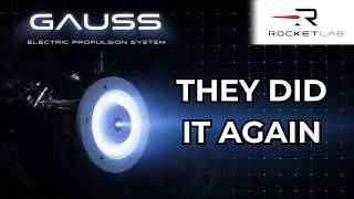 Rocket Lab Reveals Gauss Thruster - This Is Huge For Rklb Investors