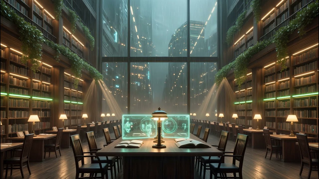 You’re Alone in a Quiet Library 📚 Calm Lofi for Study