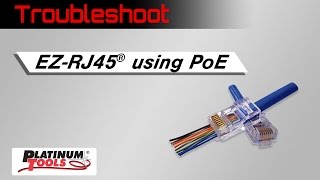 Terminating EZ-RJ45 for PoE