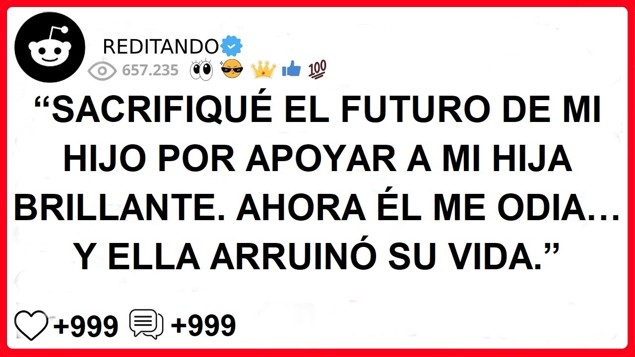 “SACRIFIQUÉ EL FUTURO DE MI HIJO POR APOYAR A MI HIJA BRILLANTE. AHORA ÉL ME ODIA… Y ELLA ARRUINÓ..