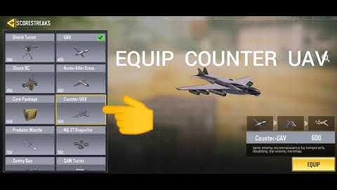 USE COUNTER - UAV 5 TIMES IN MP MATCHES