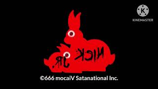 .rJ kciN Rabbits (666) (Nick Jr. Rabbits Logo Horror Remake)