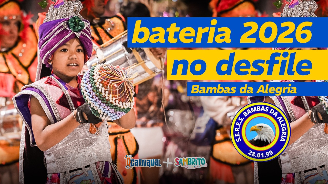 Bambas da Alegria 2026 | Uruguaiana Carnaval (4K)