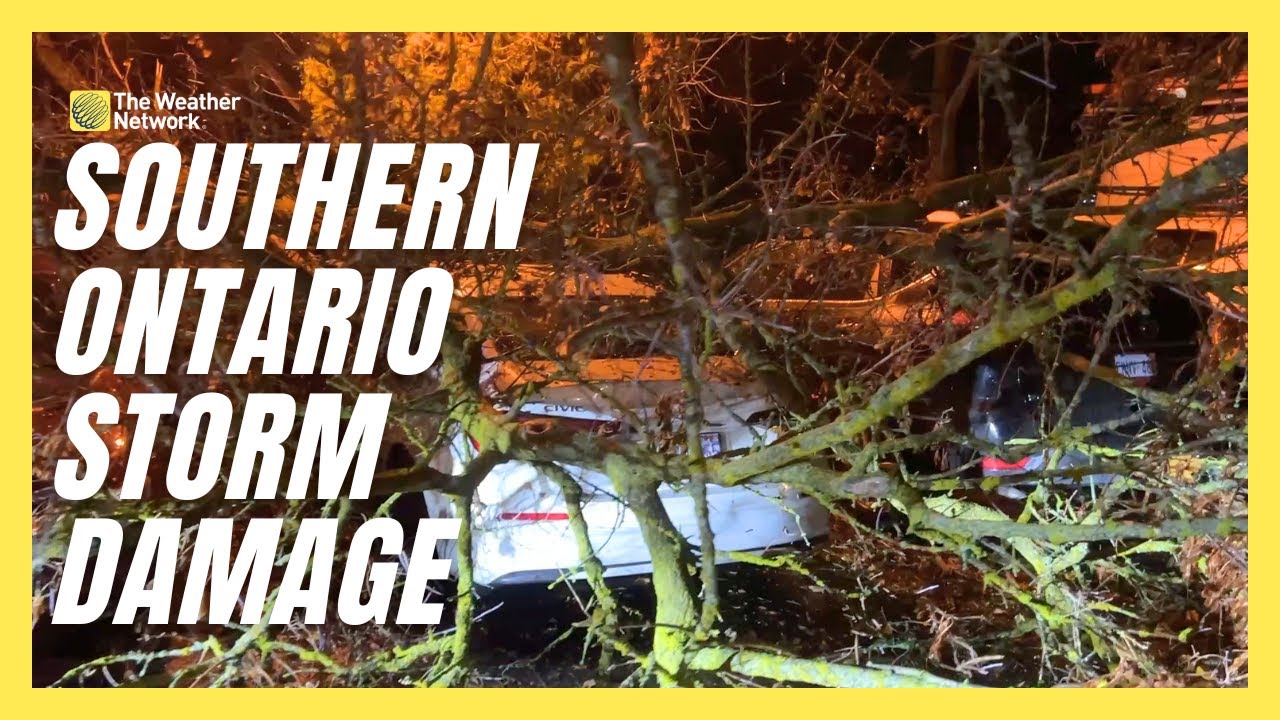 Severe Storm Causes Damage And Knocks Out Power In Southern Ontario ...