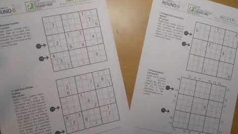 Sudoku Grand Prix 2020 Round 6