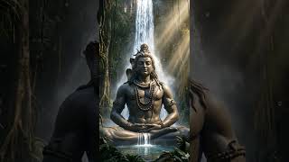 Mahadev in Deep Meditation 🕉️ | Realistic Jungle Scene #shorts#viral #bhakti