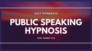 Public Speaking Hypnosis - Overcome the Fear of Public Speaking #hypnosis #public speaking
