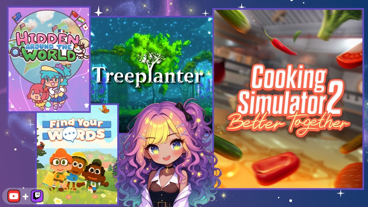 New games: Hidden Around the World | Find Your Words | Treeplanter | Cooking Sim 2: Better Together