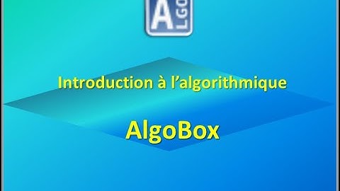 Introduction AlgoBox