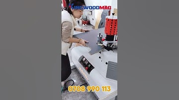 Máy dán cạnh đẩy tay #kingwoodmac #maydancanh