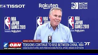 Tensions continue to rise between China, NBA