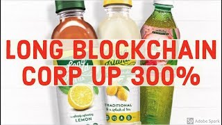 WHAT HAPPENED WITH LONG BLOCKCHAIN CORP / LONG ISLAND ICED TEA? Are we in a bubble?