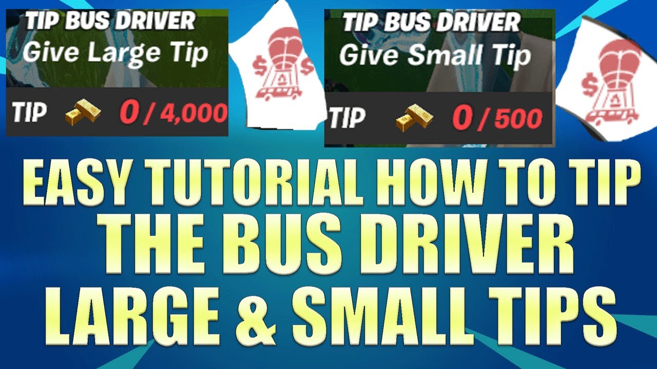 tip for tour bus driver