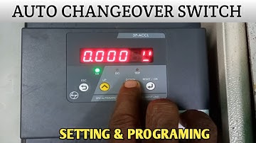 3PHASE CHANGOVER SWITCH ADVANCED PROGRAMING TECHNIQUES||3PHASE ACCL CHANGOVER