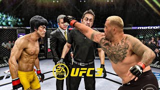 Bruce Lee vs Mark Hunt - EA Sports UFC 3 - Dragon Fight 🔥🐲