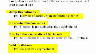 Calculus I Ch 2a Introduction to Limits