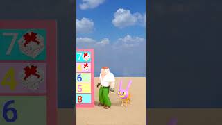 Let's With The Animals Play Game: Choosing The Number To Get The Gift Box #shorts