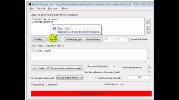 How to Automatically Backup and Copy Multiple Files to Multiple Directories and Multiple Folders