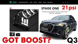 IE Performance ECU Tune for Audi F3 Q3 2.0T Gen 3 Engines